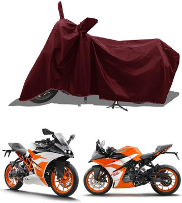 AESTRYD Two Wheeler Cover for Bajaj(Pulsar RS200 BS6, Maroon)