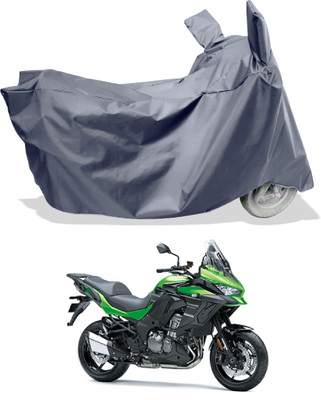 Amexride Two Wheeler Cover for Kawasaki(Versys 1000, Grey)