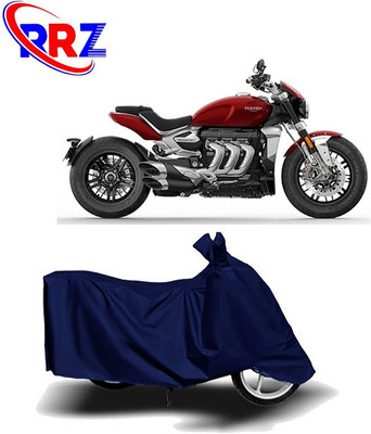 RRZ Two Wheeler Cover for Triumph(Rocket III, Blue)