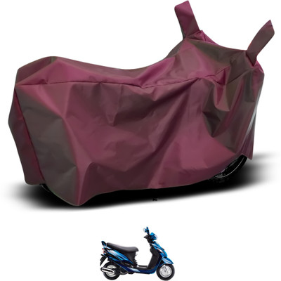 GOSHIV-car and bike accessories Waterproof Two Wheeler Cover for Mahindra(Duro DZ, Maroon)