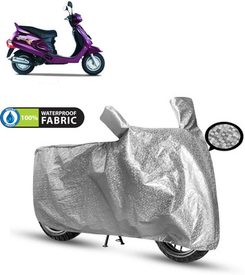 CODOKI Waterproof Two Wheeler Cover for Mahindra(Duro 125, Silver)