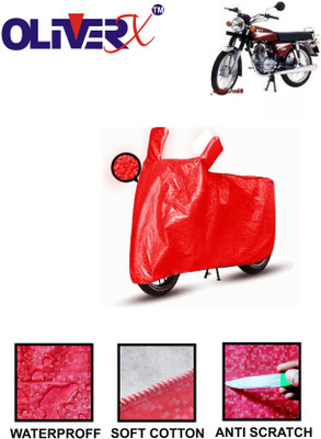 OliverX Waterproof Two Wheeler Cover for Bajaj(Boxer, Red)