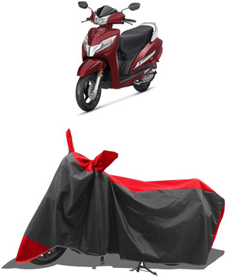 KEDIT Two Wheeler Cover for Honda(Activa 6G, Red, Black)