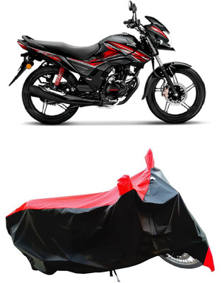 KEDIT Two Wheeler Cover for Honda(CB Shine SP, Red)