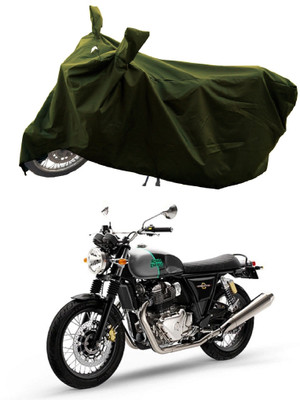 GROFATIK Two Wheeler Cover for Royal Enfield(Interceptor 650, Green)