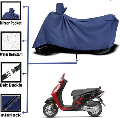 DeepShakshi AUTOMOTIVE Waterproof Two Wheeler Cover for Honda(Activa 3G, Blue)
