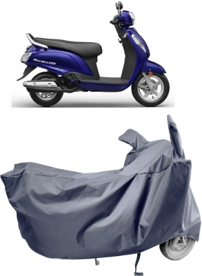 Amexride Two Wheeler Cover for Suzuki(New Access 125, Grey)