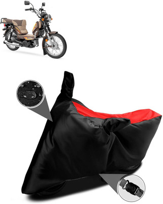 PAGORA Waterproof Two Wheeler Cover for TVS(XL 100 Heavy Duty, Red)