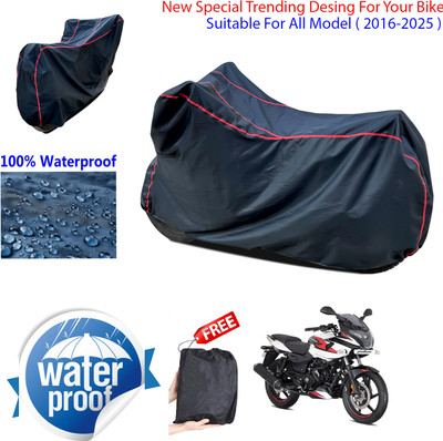 AUTOCAD Waterproof Two Wheeler Cover for Bajaj(Pulsar 220F, Black)
