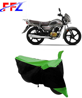 FFZ Two Wheeler Cover for TVS(Radeon, Black, Green)