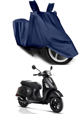 Furious3D Two Wheeler Cover for Piaggio(Vespa, Blue)