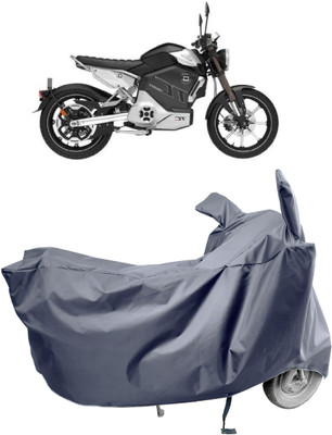 Amexride Two Wheeler Cover for Revolt(RV Cafe Racer BS6, Grey)