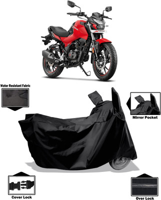 Amexride Two Wheeler Cover for Hero(Motocorp Xtreme 160 R, Black)