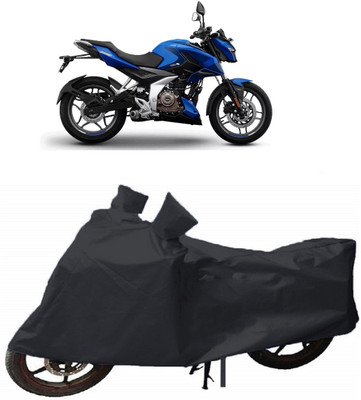 HEMSKAR Two Wheeler Cover for Bajaj(Pulsar NS-160, Black)