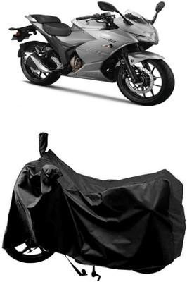 MMSSTAR Waterproof Two Wheeler Cover for Suzuki(Gixxer SF 250, Black)
