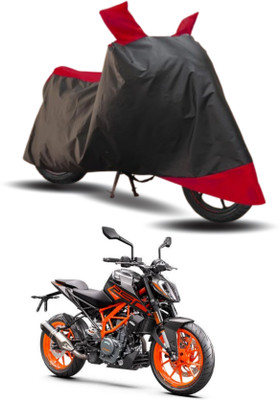 KEDIT Two Wheeler Cover for KTM(250 Duke, Red, Black)