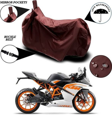 smwzxyu Waterproof Two Wheeler Cover for Yamaha(Maroon)