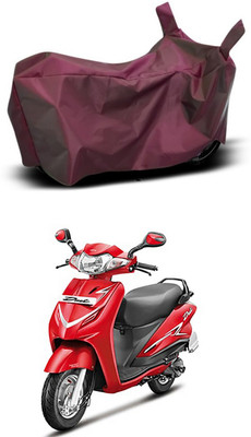 Mdstar Waterproof Two Wheeler Cover for Hero(Duet LX 110CC, Maroon)