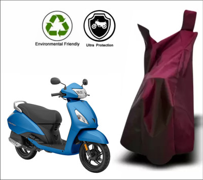 RM Collections Waterproof Two Wheeler Cover for TVS(Jupiter, Maroon)