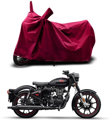 KEDIT Two Wheeler Cover for Royal Enfield(Maroon)