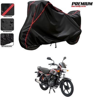 SThanaveX Waterproof Two Wheeler Cover for Bajaj(Platina 125, Black)