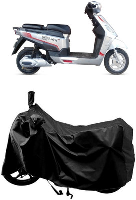 MMSSTAR Waterproof Two Wheeler Cover for Hero(Electric NYX e5 BS6, Black)