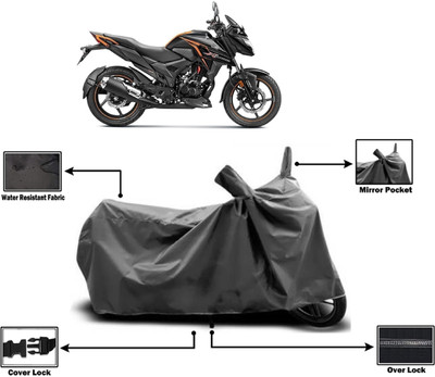 Amexride Two Wheeler Cover for Honda(X-Blade, Grey)