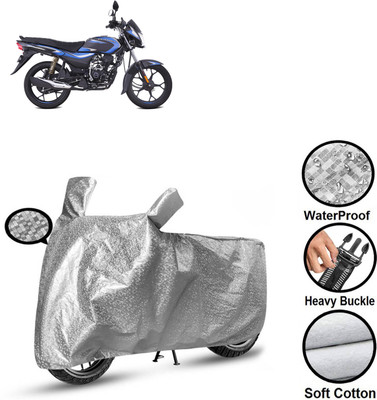 PAGORA Waterproof Two Wheeler Cover for Bajaj(Platina 110, Silver)