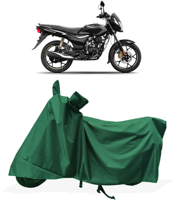 Tricway Two Wheeler Cover for Bajaj(Platina 110 H-Gear BS6, Green)