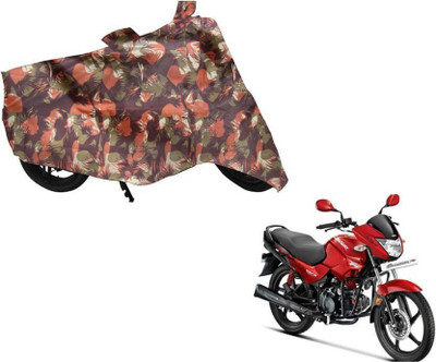 DeepShakshi AUTOMOTIVE Waterproof Two Wheeler Cover for Hero(Glamour FI, Multicolor)
