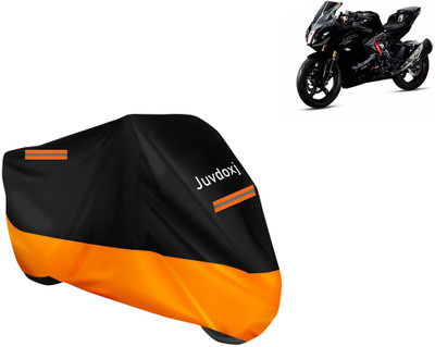 Juvdoxj Waterproof Two Wheeler Cover for TVS(Apache RTR 310 BS6, Orange)