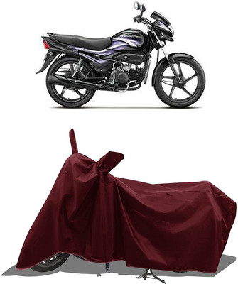 AutoGalaxy Waterproof Two Wheeler Cover for Hero(Super Splendor, Maroon)