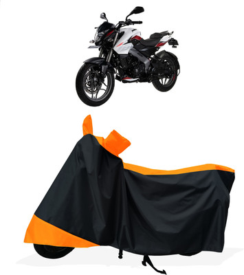Tricway Two Wheeler Cover for Bajaj(Pulsar 160 NS DTS-i, Orange)