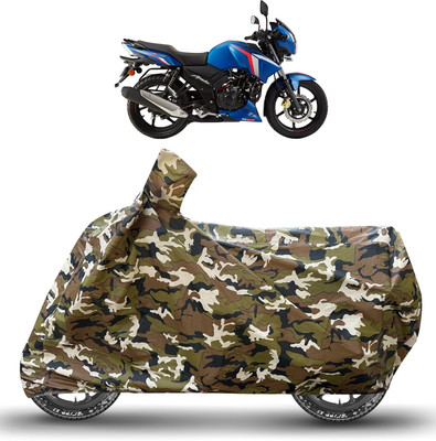 Caronix Waterproof Two Wheeler Cover for TVS(Apache RTR 160, Brown)