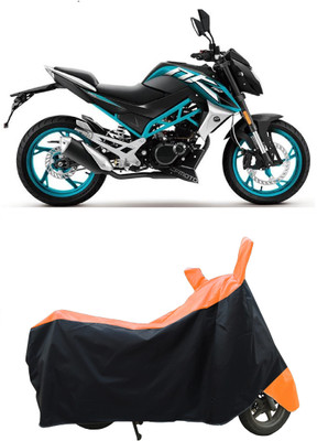 Coxtor Waterproof Two Wheeler Cover for CFMoto(150NK, Orange)