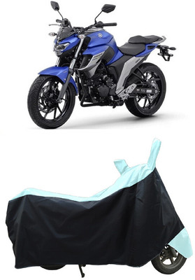 Coxtor Waterproof Two Wheeler Cover for Yamaha(Fazer-250 BS6, White)