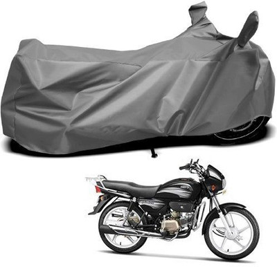 DeepShakshi AUTOMOTIVE Waterproof Two Wheeler Cover for Hero(Splendor Plus, Grey)