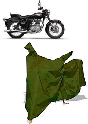 Amexride Two Wheeler Cover for Royal Enfield(Standard 350, Maroon)