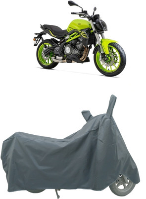 Coxtor Waterproof Two Wheeler Cover for Benelli(302 S, Grey)