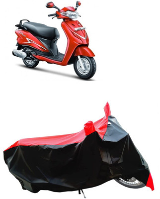 KEDIT Two Wheeler Cover for Hero(Duet, Red)