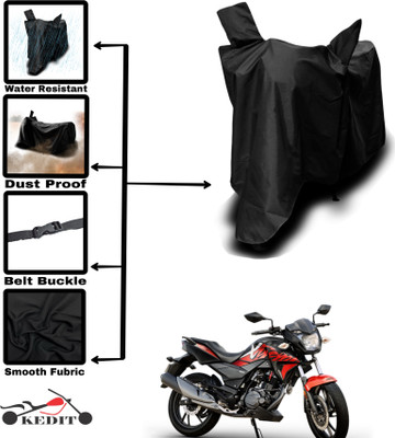 KEDIT Two Wheeler Cover for Universal For Bike(Xtreme 200S, Black)
