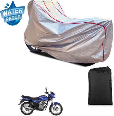 PAGORA Waterproof Two Wheeler Cover for Bajaj(Discover 125 DTS-i, Silver)