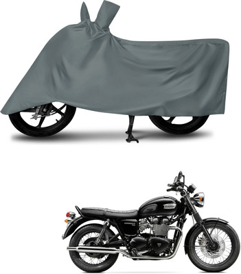 MMSSTAR Waterproof Two Wheeler Cover for Triumph(Bonneville T100, Grey)
