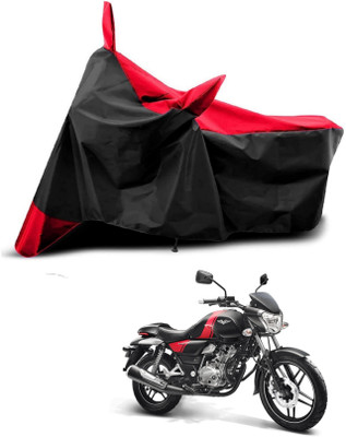 DeepShakshi AUTOMOTIVE Two Wheeler Cover for Bajaj(V15, Red, Black)