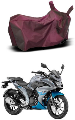 Mdstar Waterproof Two Wheeler Cover for Yamaha(Fazer 25, Maroon)