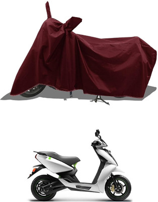 MWBB Waterproof Two Wheeler Cover for Ather(450 X, Maroon)