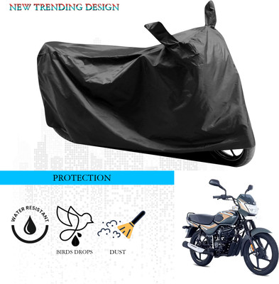 ANTHUB Waterproof Two Wheeler Cover for Bajaj(CT 100, Black)