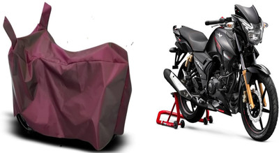 Mdstar Waterproof Two Wheeler Cover for Universal For Bike(Maroon)