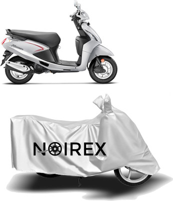 NOIREX Two Wheeler Cover for Hero(Pleasure, Silver)