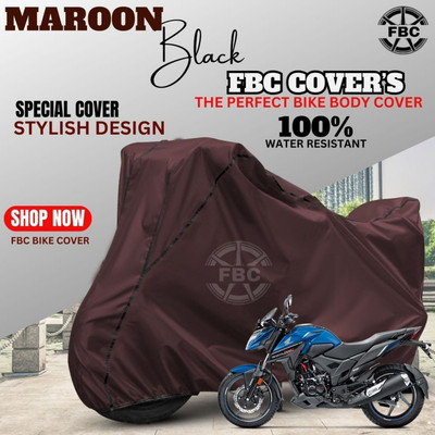 OliverX Waterproof Two Wheeler Cover for Honda(X-Blade, Maroon)